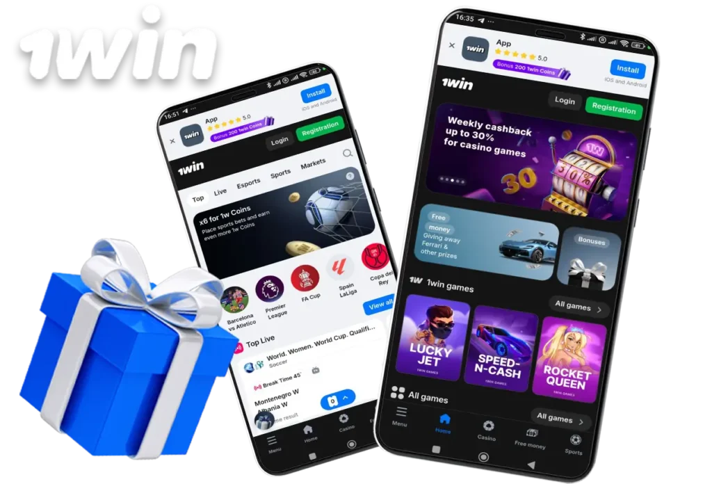 1win Mobile App for Android and iOS in India